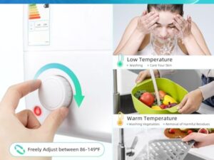 Chauffe-Eau à Accumulation,warmwasserspeicher Chauffe-eau électrique Ballon d'Eau Chaude Convient pour la douche, la salle de bains et la cuisine