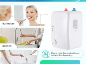Chauffe-Eau à Accumulation,warmwasserspeicher Chauffe-eau électrique Ballon d'Eau Chaude Convient pour la douche, la salle de bains et la cuisine