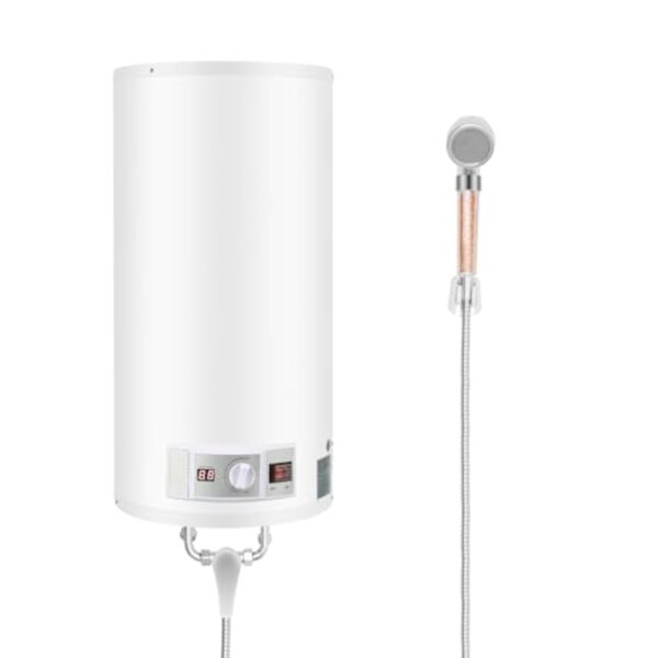 Chauffe-Eau éLectrique Appareil Avec Kit De Douche Chauffe Eau Instantané Electrique Ballon D'Eau Chaude Chaudiere Electrique Pour Douche,Salle De Bain (80L) – Image 2