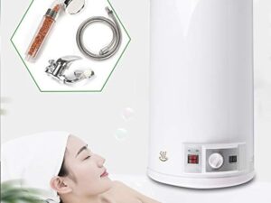 Chauffe eau 35l, DSYOGX Chauffe-eau électrique 2000 W Ballon eau Chaude 35L - Économe en énergie - À suspendre au mur - Prêt à brancher - Soupape de sécurité