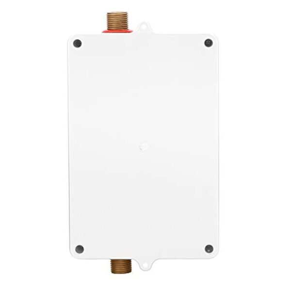 Focket Chauffe-Eau Instantané Électrique 4000W, Mini-écran Tactile LCD, Acier Inoxydable, Blanc, Chauffe-Eau sans Réservoir avec Fonction de Mémoire – Image 9