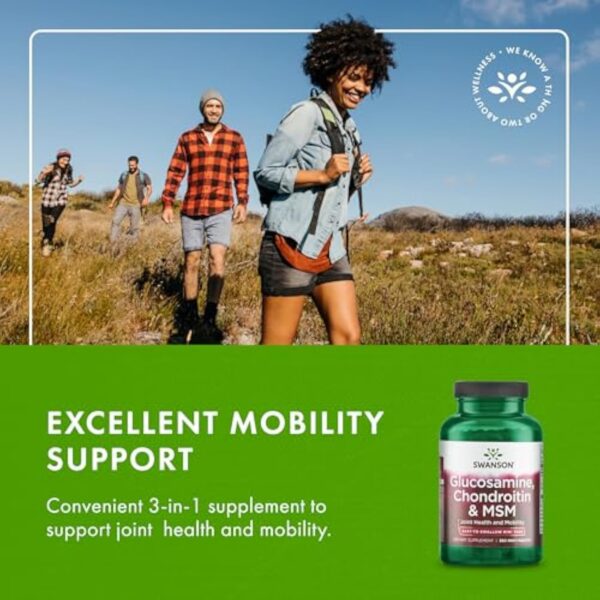 Glucosamine, Chondroïtine & MSM – 360 mini-comprimés – Image 7