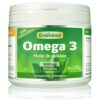 Greenfood Huile de poisson oméga 3, 1000 mg, dose extra élevée, 240 gélules - contribue au fonctionnement normal du cerveau. Sans additifs artificiels. Sans génie génétique.