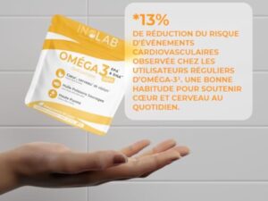 INOLAB Omega 3 DHA EPA EPAX I Huile de Poisson Sauvage ultra concentrée = 80% EPA/DHA I Oméga 3 faible indice Totox.