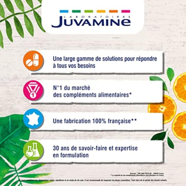 JUVAMINE - Oméga 3 - Santé Cardio-Vasculaire - Contribue à une Fonction Cardiaque Normale - 45 Capsules pour un Programme de 45 Jours - Fabriqué en France – Image 4