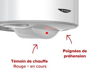 Lot Chauffe-eau Électrique Steatite SAGEO 150L + Trépied universel ajustable Ø513-530-560 mm - Ariston