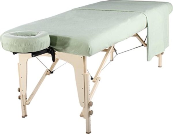 Master Massage Ensemble 3 en 1 de drap de plage, plateau, taie d'oreiller pour le visage, chocolat foncé – Image 4