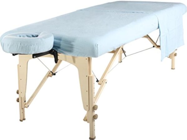 Master Massage Ensemble 3 en 1 de drap de plage, plateau, taie d'oreiller pour le visage, chocolat foncé – Image 5