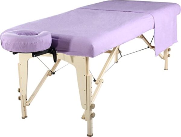 Master Massage Ensemble 3 en 1 de drap de plage, plateau, taie d'oreiller pour le visage, chocolat foncé – Image 6