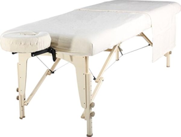 Master Massage Ensemble 3 en 1 de drap de plage, plateau, taie d'oreiller pour le visage, chocolat foncé – Image 7