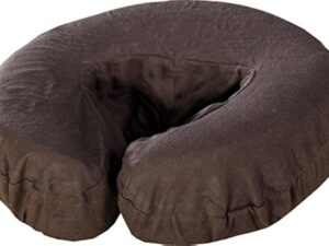 Master Massage Ensemble 3 en 1 de drap de plage, plateau, taie d'oreiller pour le visage, chocolat foncé