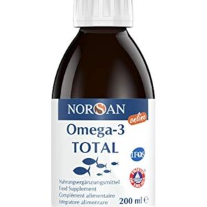 NORSAN Premium huile de poisson omega 3 Total Nature hautement dosé 200 ml / 2.000mg d’ omega 3 dose journalière/fish oil omega 3 1120mg EPA & 536mg DHA/huile poisson avec 800 IU de vitamine D3