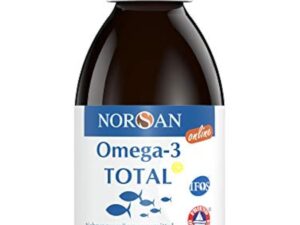 NORSAN Premium huile de poisson omega 3 Total Citron hautement dosé 200 ml / 2.000mg d’ omega 3 dose journalière/fish oil omega 3 1120mg EPA & 536mg DHA/huile poisson avec 800 IU de vitamine D3