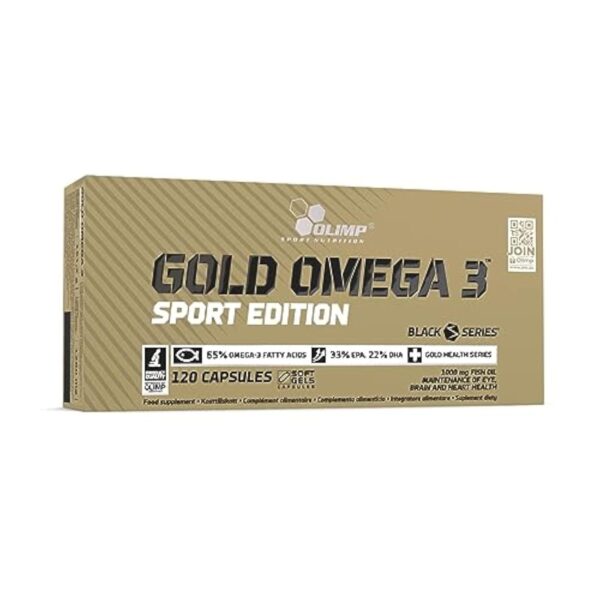 OLIMP SPORT NUTRITION Gold Omega-3 Sport Edition 120 Capsules – Image 2