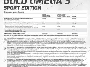 OLIMP SPORT NUTRITION Gold Omega-3 Sport Edition 120 Capsules