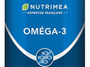 OMEGA 3 - Huile de Poissons Sauvages - Haute Concentration - 500 mg dont 175 mg d'EPA & 125 mg de DHA - Soutient la Vision et la Cognition - 30 Capsules - Nutrimea - Fabrication Française