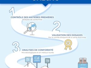 OMEGA 3 - Huile de Poissons Sauvages - Haute Concentration - 500 mg dont 175 mg d'EPA & 125 mg de DHA - Soutient la Vision et la Cognition - 30 Capsules - Nutrimea - Fabrication Française