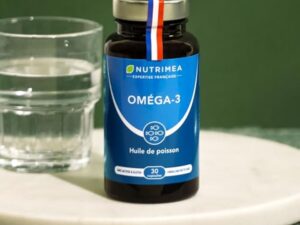 OMEGA 3 - Huile de Poissons Sauvages - Haute Concentration - 500 mg dont 175 mg d'EPA & 125 mg de DHA - Soutient la Vision et la Cognition - 30 Capsules - Nutrimea - Fabrication Française