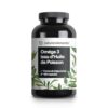 Omega 3-180 Capsules - 2000mg d'Huile de Poisson par dose journalière - Forme Triglycéride avec EPA et DHA - Testé en laboratoire, soigneusement purifié à partir d'Anchois Péruviens