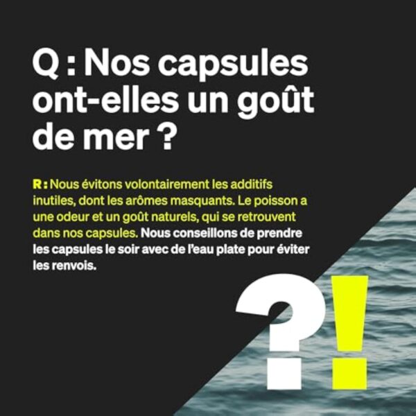 Omega 3-180 Capsules - 2000mg d'Huile de Poisson par dose journalière - Forme Triglycéride avec EPA et DHA - Testé en laboratoire, soigneusement purifié à partir d'Anchois Péruviens – Image 5