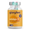 Omega 3 2000 mg Huile de Poissons Sauvages, Oméga 3 sous Forme Triglycérides Réestérifiées rTG, 1000mg EPA + 500mg DHA, Gélules Fortement Dosées, Source d'Acides Gras Essentiels, Sans Odeur