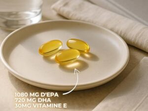 Omega 3 Capsules IFOS 3000mg avec Vitamine E, 30-90 portions - Life Pro Healthy, 35% EPA et 25% DHA, 3000mg par dose journalière, Supplément pour la santé cardiovasculaire, Huile Pure et distillée