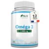 Omega 3 Fish Oil 1000 mg - Huile de Poisson - 365 Gélules - Cure d'1 An - Riche en EPA 540mg et DHA 360mg - Compléments alimentaires de Nu U Nutrition