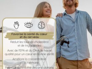 Omega 3 Fish Oil 2000 mg, 700 mg EPA et 500 mg DHA. Huile de Poisson et Vitamine E. Aide à Améliorer et Protection la Vision, Cerveau et Coeur. Régule le cholestérol.120 Gélules N2 Natural Nutrition