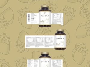 Omega 3 Fish Oil 2000 mg, 700 mg EPA et 500 mg DHA. Huile de Poisson et Vitamine E. Aide à Améliorer et Protection la Vision, Cerveau et Coeur. Régule le cholestérol.120 Gélules N2 Natural Nutrition