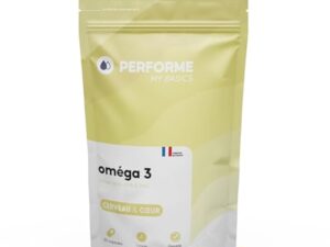 Oméga 3 - Huile de Poissons Sauvages EPAX® - Cerveau & Cœur - 400mg dont 200mg EPA +150mg DHA - 30 capsules -1 mois de cure - Issu de pêche durable - My Basics Performe