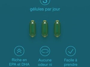 Oméga 3 Huile de Poissons Sauvages - 3000mg Triple Concentration - EPA 990mg & DHA 660mg - 120 Gélules Omega3 - Soutien Cardiaque, Vision, Cérébrale