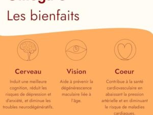 Omega 3 Huile de Poissons Sauvages 2000mg EPAX®, Très Haute Concentration EPA (800mg) et DHA (600mg), Totox < 3, 60 Capsules, Vitamine E, Anti Oxydation, Fabriqué en France