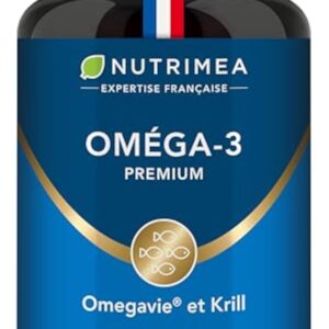 Omega 3 & Krill d'Antarctique | Breveté Omegavie® | Huile de Poissons Sauvages | Antioxydant Naturel | Cognition & Système Immunitaire | Concentré en Astaxanthine | Fabrication Française | Nutrimea