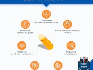 Omega 3 & Krill d'Antarctique | Breveté Omegavie® | Huile de Poissons Sauvages | Antioxydant Naturel | Cognition & Système Immunitaire | Concentré en Astaxanthine | Fabrication Française | Nutrimea