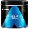 Oméga 3 gélules - 3000 mg par jour - 210 gélules - Avec acides gras EPA et DHA - Huile de poisson - Vitamine E, Acides gras - Vision, Cerveau - Plus de 2 mois - ALDOUS