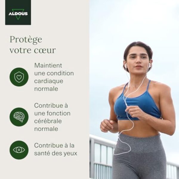 Oméga 3 gélules - 3000 mg par jour - 210 gélules - Avec acides gras EPA et DHA - Huile de poisson - Vitamine E, Acides gras - Vision, Cerveau - Plus de 2 mois - ALDOUS – Image 5