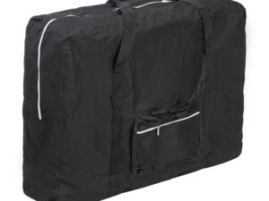 PLUS SANTE Table de Massage Pliante en Bois Aria Noir, Ivoire, Gris, Bleu, Rose, 60 ou 70cm, 2 Plans légère avec Sac de Transport et Accessoires (Bleu, Largeur 70 cm)