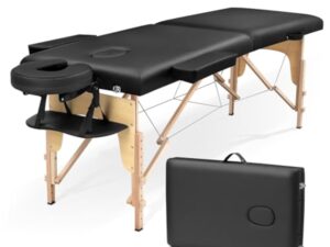 Perfur Casa Table de Massage Pliable - 2-Zones Table Massage Professionnelle pour Spa et Physiothérapie et Tatouage
