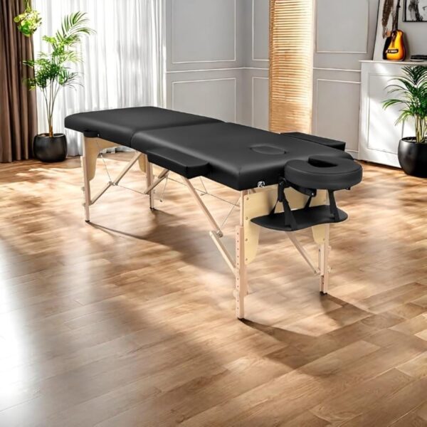 Perfur Casa Table de Massage Pliable - 2-Zones Table Massage Professionnelle pour Spa et Physiothérapie et Tatouage – Image 4