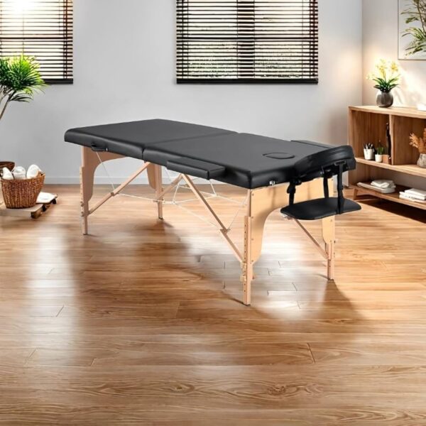 Perfur Casa Table de Massage Pliable - 2-Zones Table Massage Professionnelle pour Spa et Physiothérapie et Tatouage – Image 5