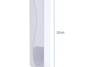 SOULONG Chauffe-Eau Instantanné Électrique 220V 3000W Mini Chauffe-Eau Réservoir en Acier Inoxydable avec Système de Chauffage Sûr Chauffe-Eau pour Salle de Bains Cuisine Robinet Évier(Blanc)