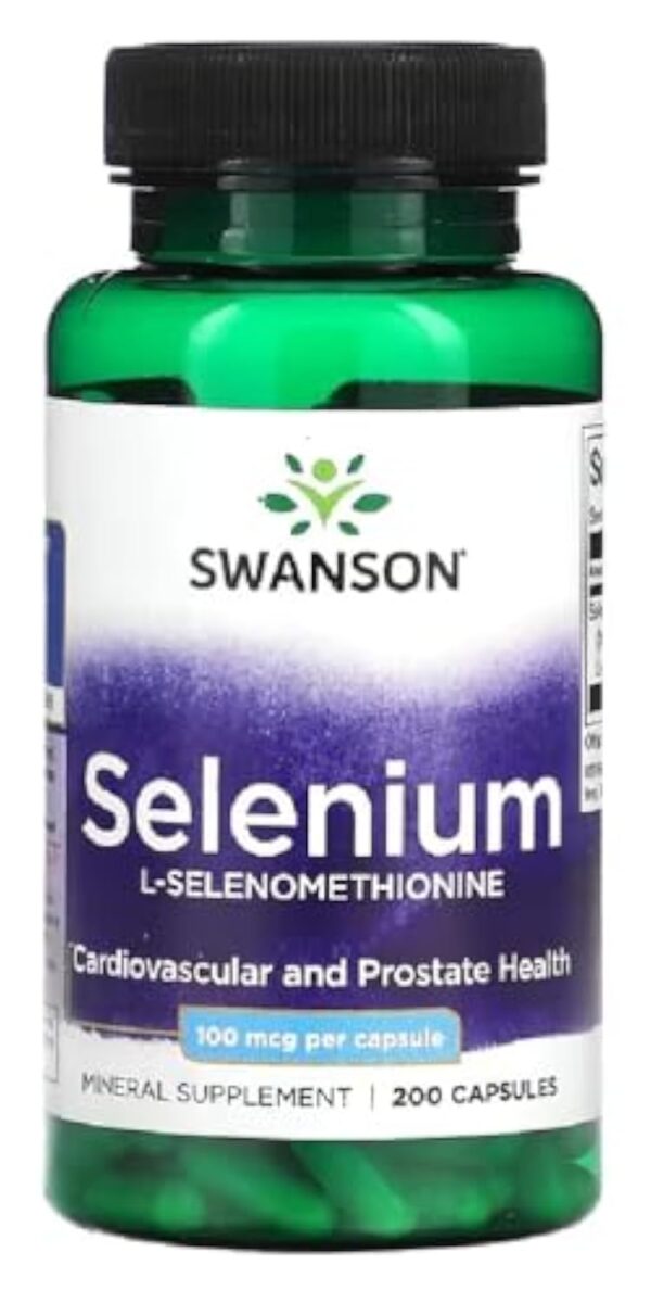 Swanson - Albion Selenium Complex - Sélénium (L-Sélénométhionine) | Soutien Antioxydant & Système Immunitaire - 200 Capsules – Image 2