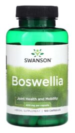 Swanson - Boswellia 400mg | Soutient l'intégrité et la flexibilité des articulations - 100 capsules