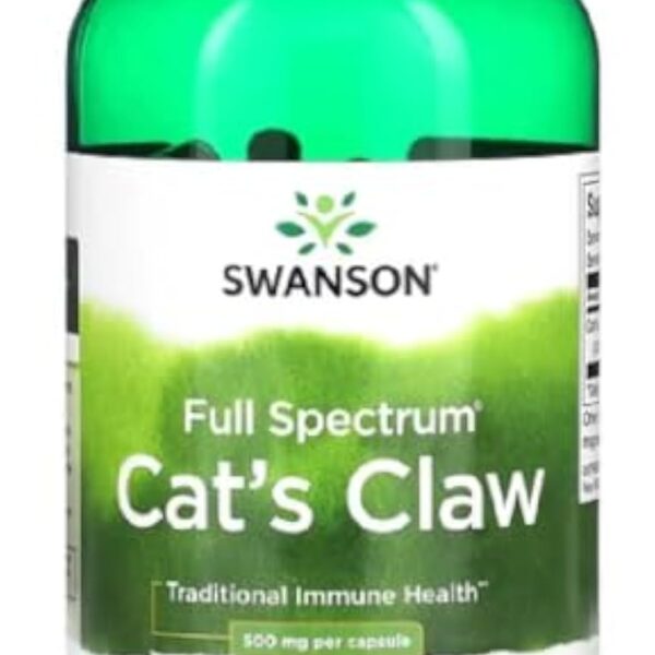 Swanson - Cat's Claw - Griffe de Chat | Extrait de qualité pour le soutien immunitaire - 250 capsules