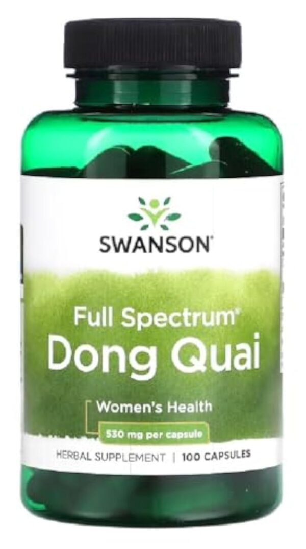 Swanson - Full Spectrum Dong Quai 530mg | Complément naturel pour le bien-être des femmes - 100 capsules