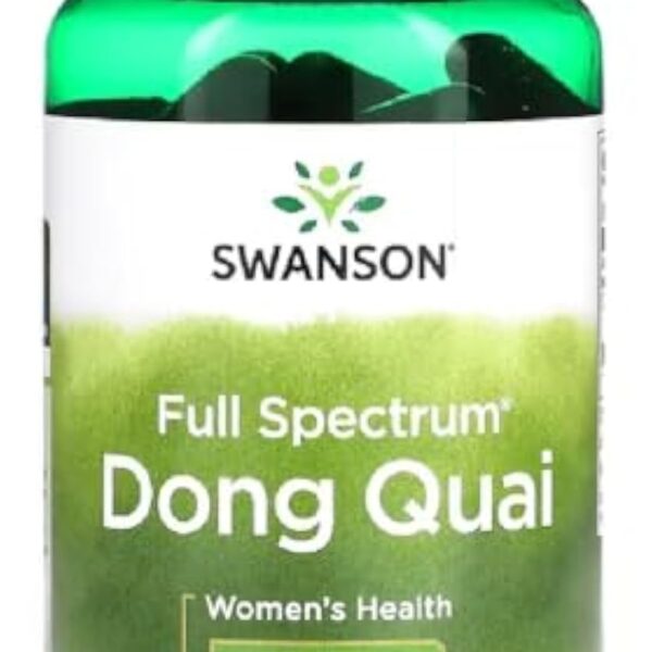 Swanson - Full Spectrum Dong Quai 530mg | Complément naturel pour le bien-être des femmes - 100 capsules