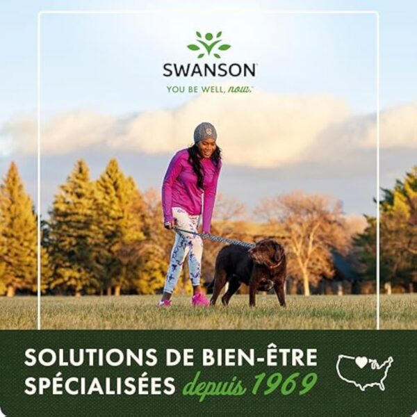 Swanson, Full Spectrum Cilantro (Coriandre), 425mg, de Coriandrum Sativum, Hautement Dosé, 60 Capsules, Sans Soja, Sans Gluten, Sans OGM – Image 4