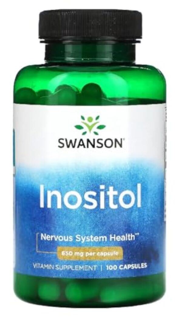 Swanson - Inositol 650mg | Support pour le système nerveux - 100 capsules – Image 2