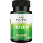 Swanson, Inosine, 500mg, 60 Capsules végétaliennes, Hautement Dosées, Testées en Laboratoire, Végétariennes, Sans Soja, Sans Gluten, Sans OGM