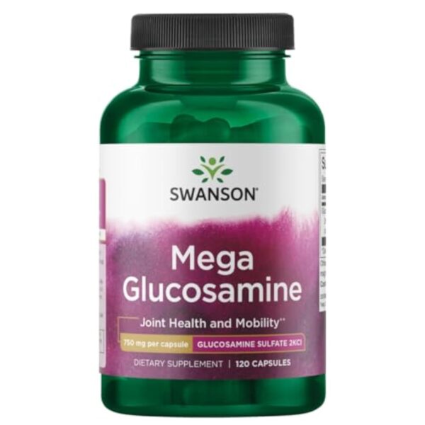 Swanson Mega Glucosamine, 750mg - 120 Capsules